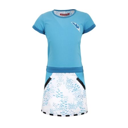Lovestation22 jurk Nilou scuba blue (LS22-21-123)