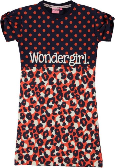 O'Chill jurk Estelle navy dots wondergirl