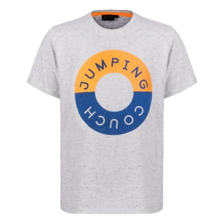 Jumping the Couch shirt grey melee WHT (15-0702)