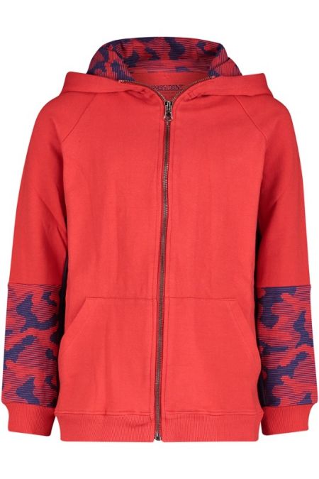 4President vest met capuchon Stefan red