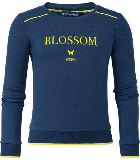 Chaos and Order sweater Blossom navy