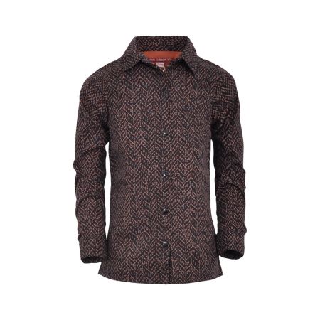Lovestation22 woven blouse Meike brown (21-349)