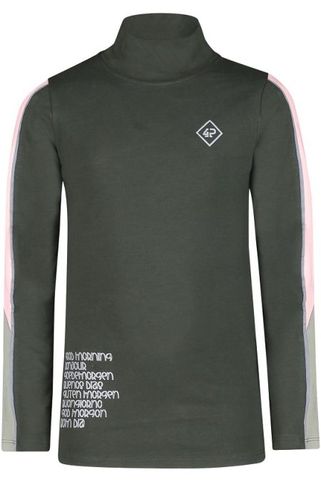 4President longsleeve coll Oralie dark army