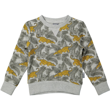 Vinrose sweater grey melange panter (BW21SW034)