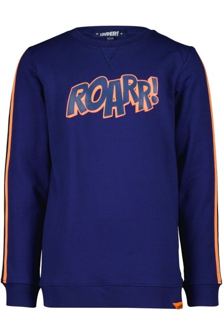 Louder! sweater Stef midnight blue