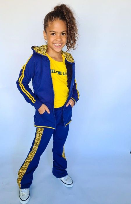 Louder! vest Zoe midnight blue (gevoerd)