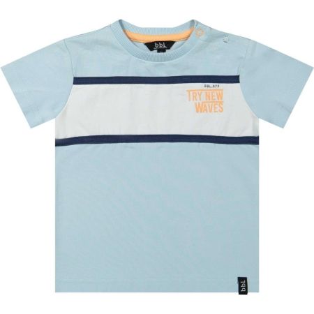 Beebielove t-shirt BLU white navy Try new waves (15-2802)