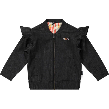 Beebielove jacket GRY achterkant Funky Fresh (31-2835)