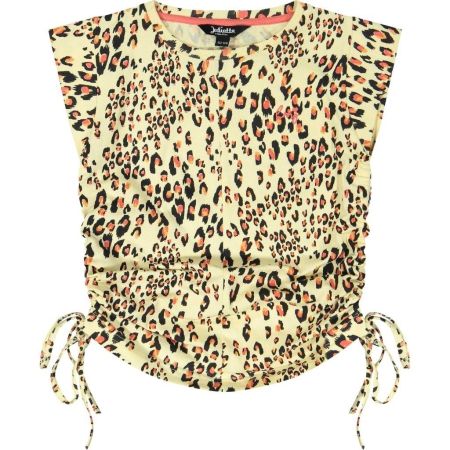 Little Miss Juliette shirt MUL yellow leopard (15-2152)