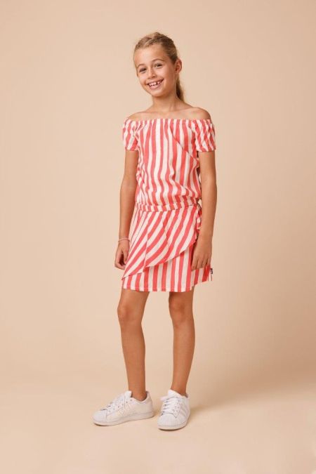 Smelten Prime Beleefd Little Miss Juliette shirt STR mango (15-2157) | Mini & More