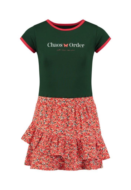 Chaos and Order jurk Wieke red