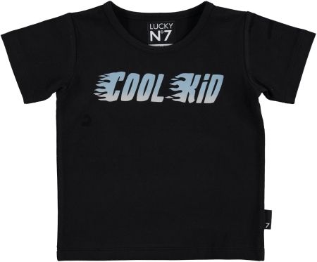 Lucky No. 7 black cool kid (LN22SS025)