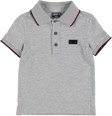 Vinrose polo grey melange (BS22PO001)