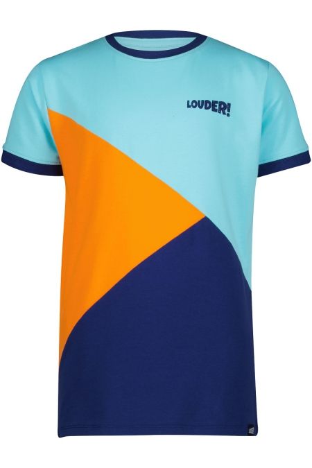 Louder! shirt Kai colorblock