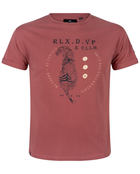 Rellix x Van Persie shirt tiger rusty red (G3176)