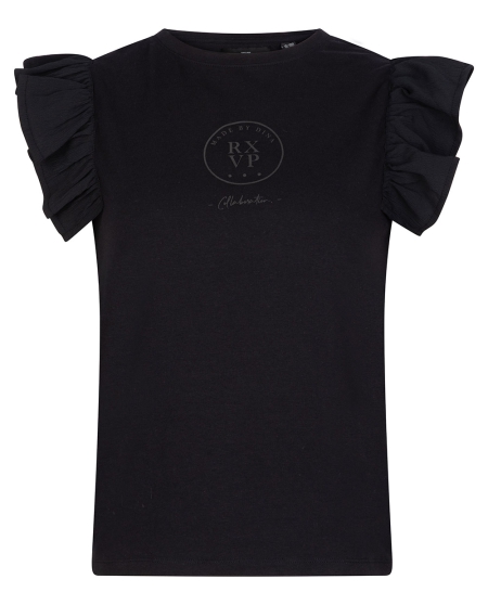 Rellix x Van Persie shirt ruffle black (G3177)