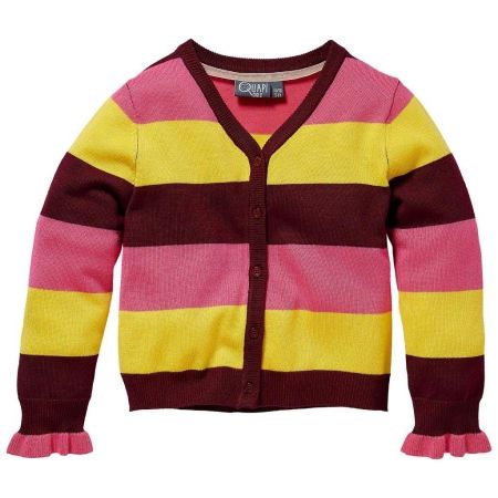 Quapi vest Kella aop bordeaux stripe