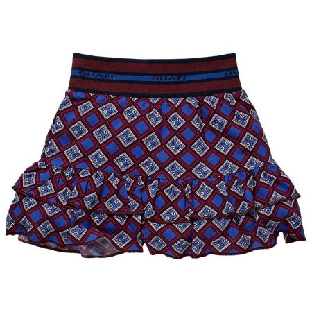 Quapi rok Kornela aop blue retro