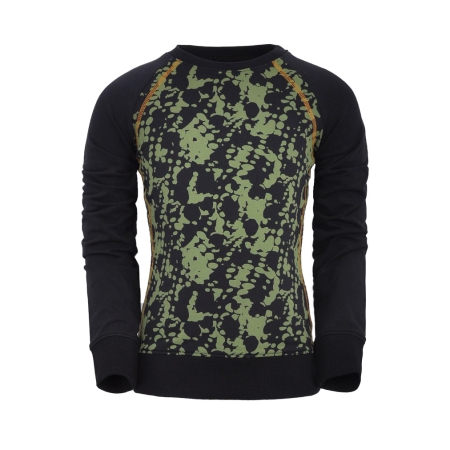 Unrealba6 sweater green black (21W-021)
