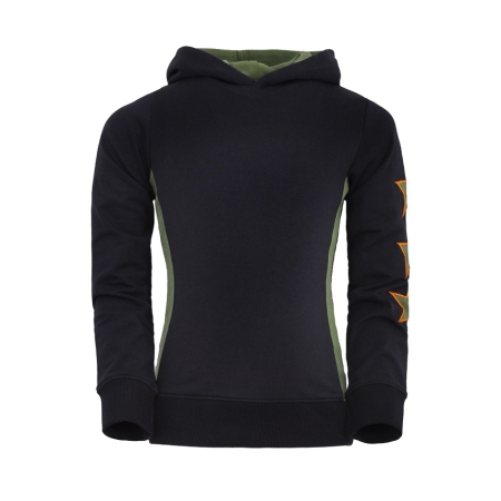 Unrealba6 hoodie green black (21W-022)