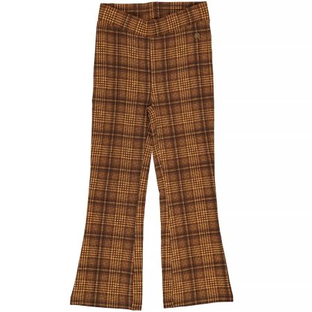 Quapi broek Kloise aop brown choco check