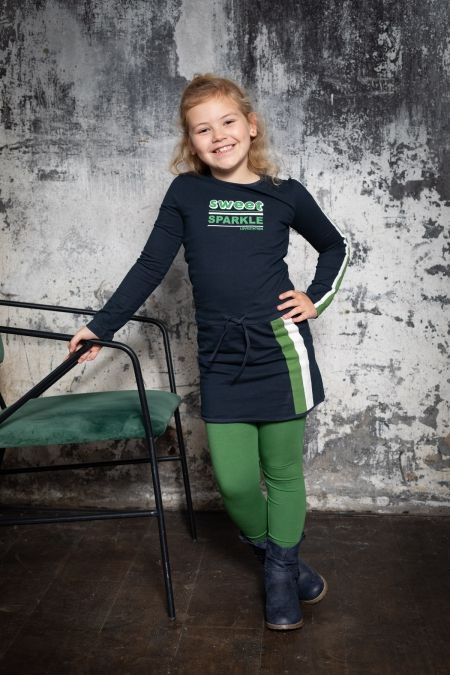 Lovestation22 jurk Lea dark blue (B22-808)