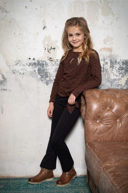 Lovestation22 longsleeve Maartje chestnut brown (B22-843)
