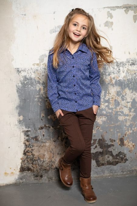 Lovestation22 joggpants Mona chestnut brown (B22-857)