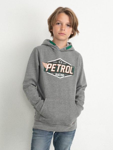 Petrol hoodie print light state melee (SWH300-9046)