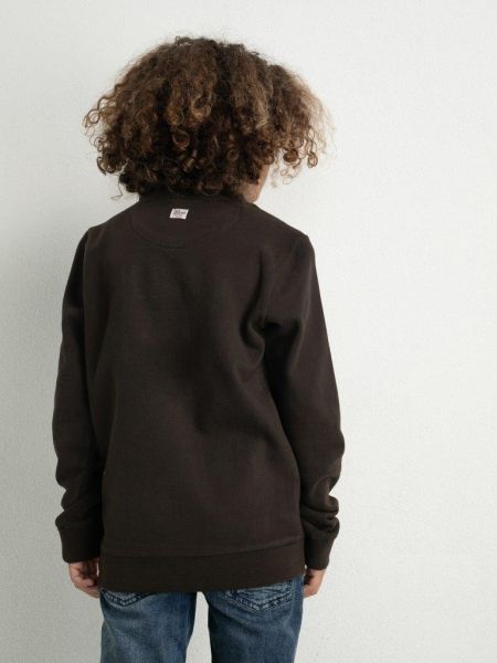 Petrol sweater round neck print desert palm (SWR309-7116)