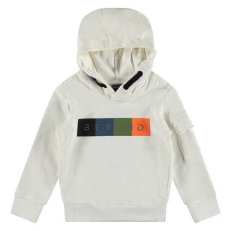 Vinrose hoodie bright white (BW22SW008)