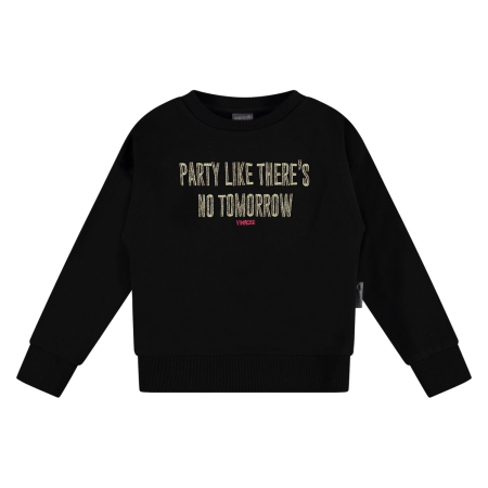 Vinrose sweater black party like (GW22SW042)
