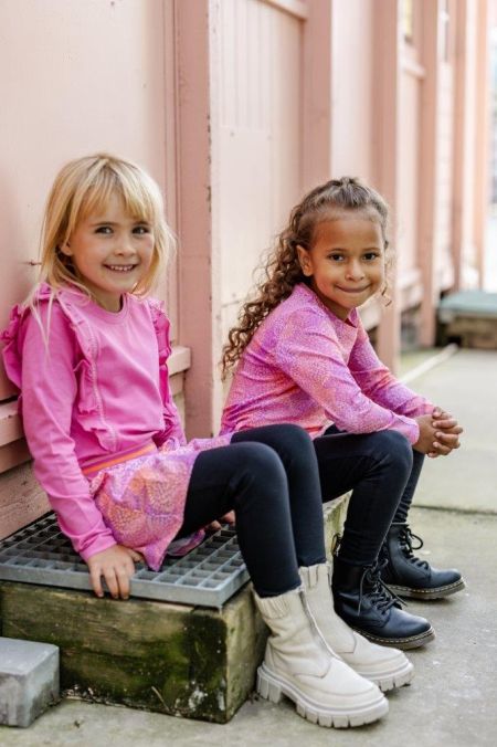 Louder! jurk Veerle orchid fireworks