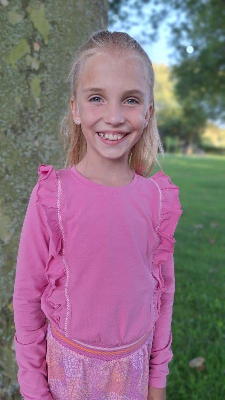 Louder! jurk Veerle orchid fireworks