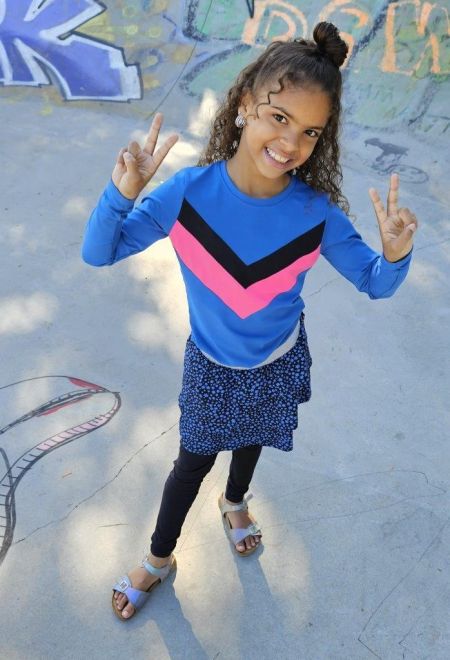 Louder! longsleeve Nova steel blue