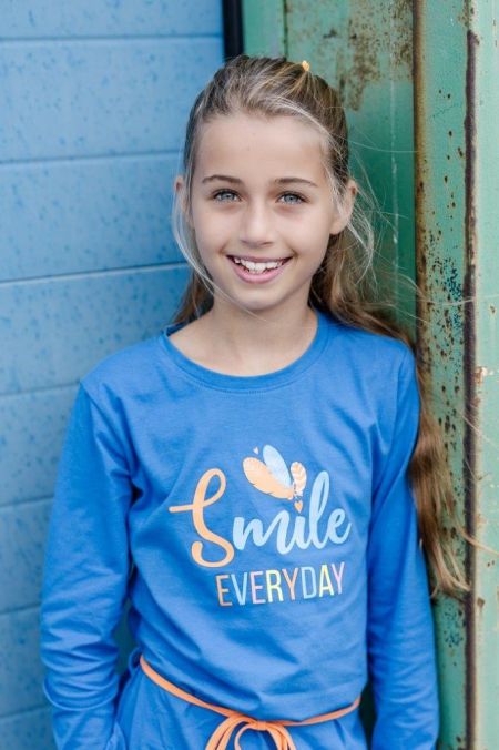 Louder! jurk Sofia steel blue