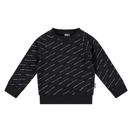 Vinrose sweater black Vinrose aop (BW22SW018)
