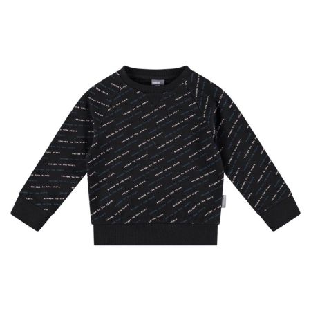 Vinrose sweater black Vinrose aop (BW22SW018)