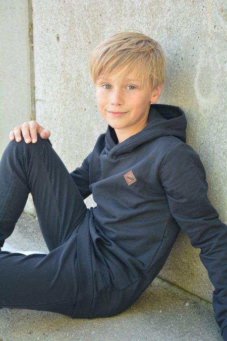 Louder! hoodie Ties black