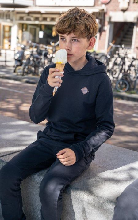 Louder! hoodie Ties black