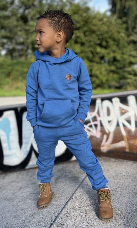 Louder! hoodie Ties steel blue