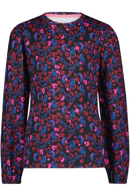 4President longsleeve Vera leopard aop
