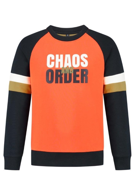 Chaos and Order sweater Ben orange