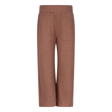Daily7 wide pants pockets rib rose tan (2306)