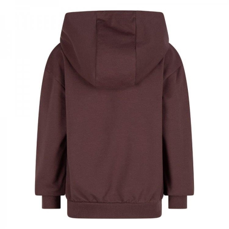 Daily7 hooded sweater le future oversized dark mauve (4104)