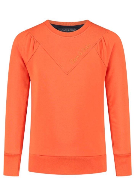 Chaos and Order sweater Pelle orange