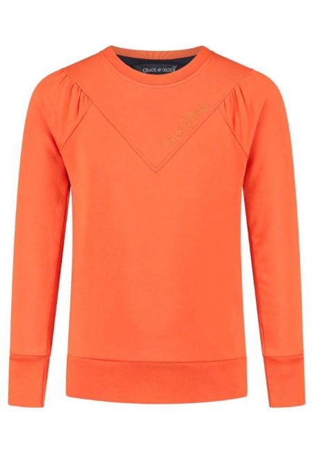 Chaos and Order sweater Pelle orange