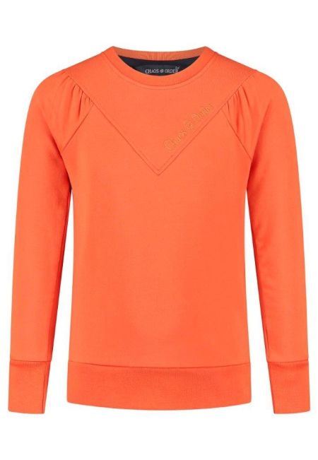 Chaos and Order sweater Pelle orange