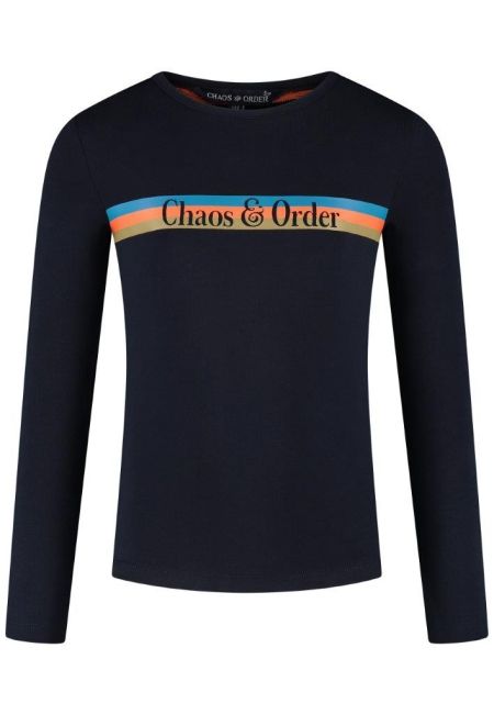 Chaos and Order longsleeve Penny navy orange