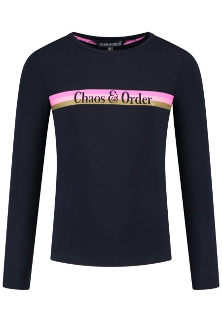 Chaos and Order longsleeve Penny navy pink